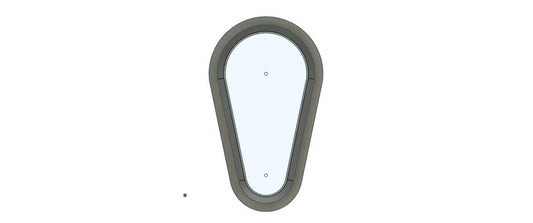 NPC055 -  Semi-Teardrop 2 clay cutter
