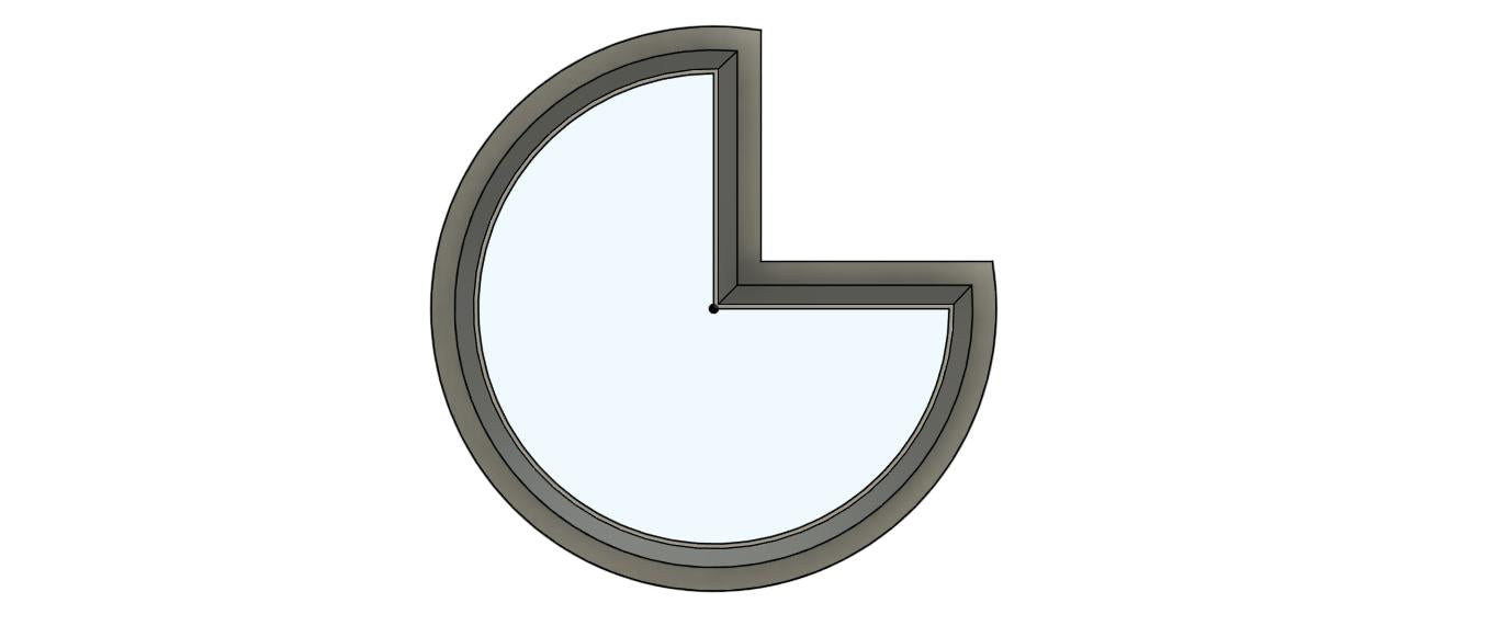 NPC103  - 3/4 Circle 2 Clay cutter