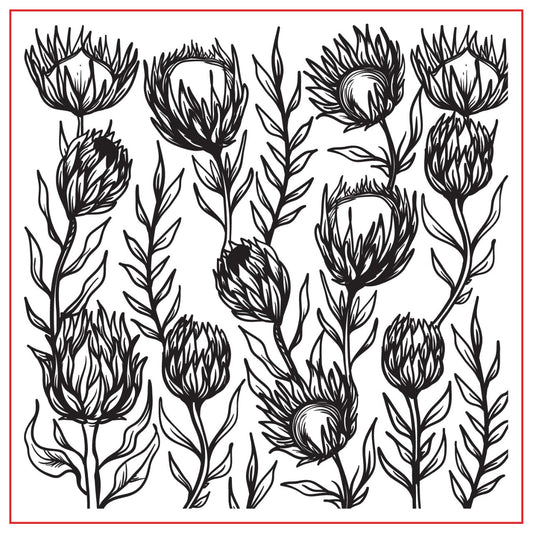 ROLL260- Protea Clay/Cookie/Fondant texture rollers