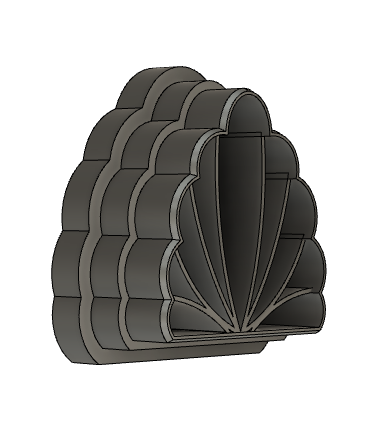 NPC568 - Embossed Scallop
