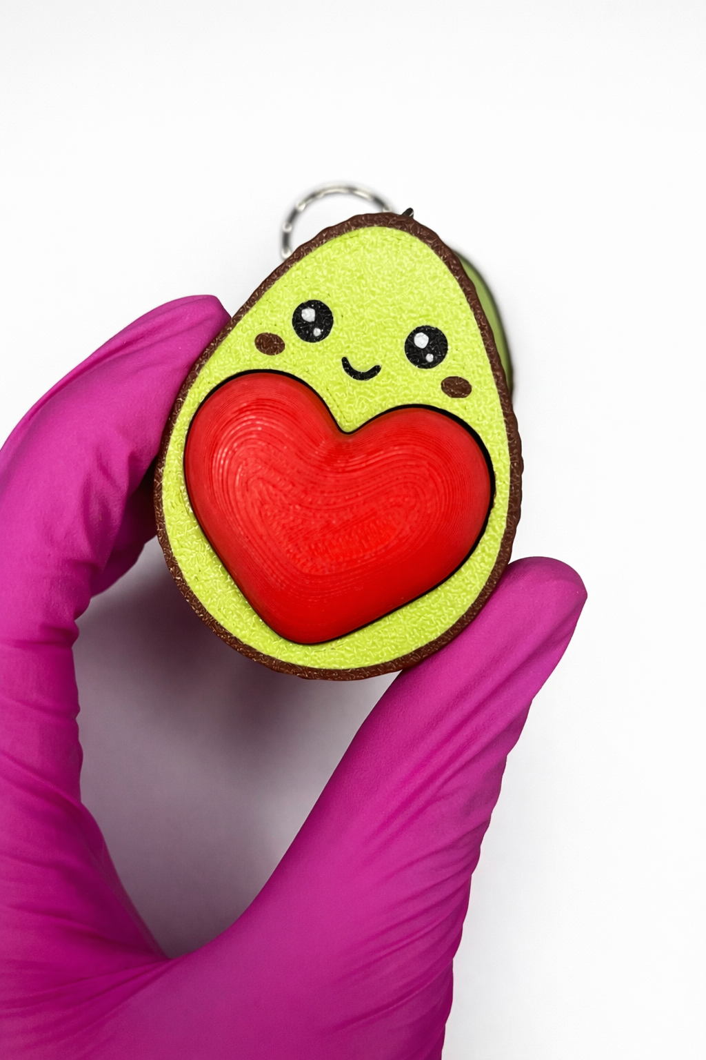 Cute Avocado Keychain Clicker