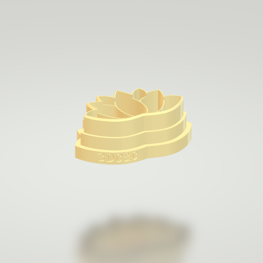 NPC173 - Lotus Flower clay cutter